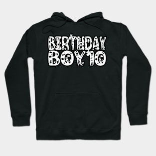 10th Birthday Boy 10 Years Old Fishing Lover Theme Party product Hoodie